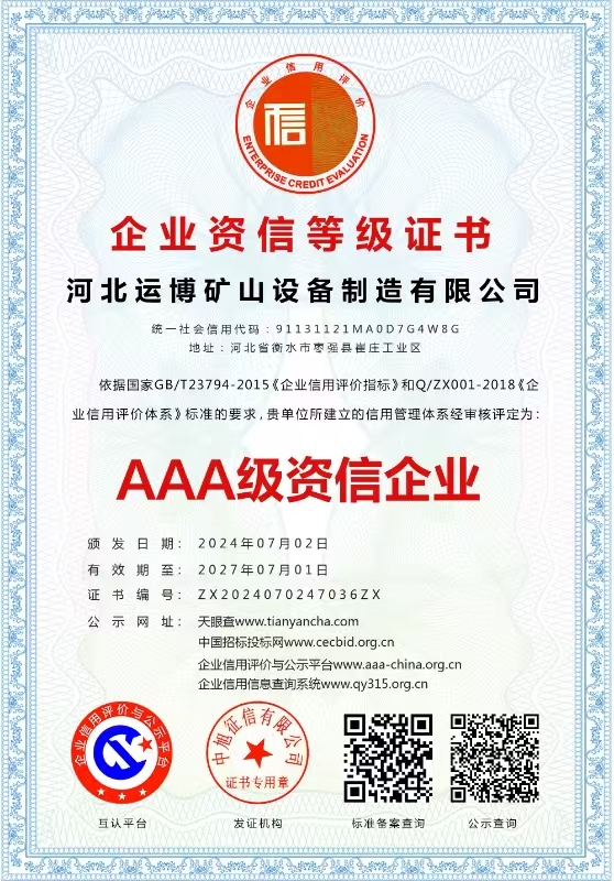 企业资质等级证书